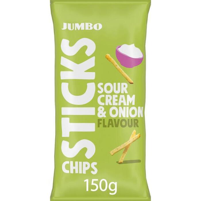 Jumbo Sour Cream & Onion Chips Sticks 150 g (150g)