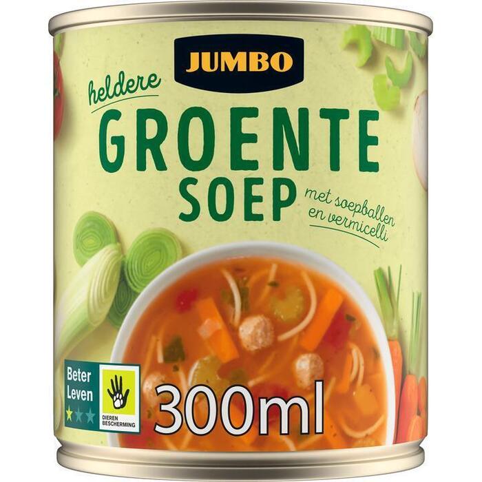 Jumbo Groentesoep met Soepballen en Vermicelli 300ML (30cl)