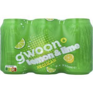 g'woon Lemon Lime 6x330 ml (1.98L)