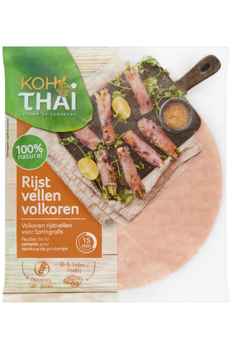 Koh Thai Volkoren rijstpapier (Pak, 100g)