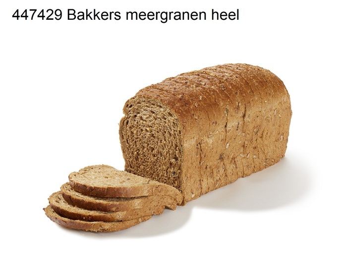 Bakkers meergranen heel (800g)