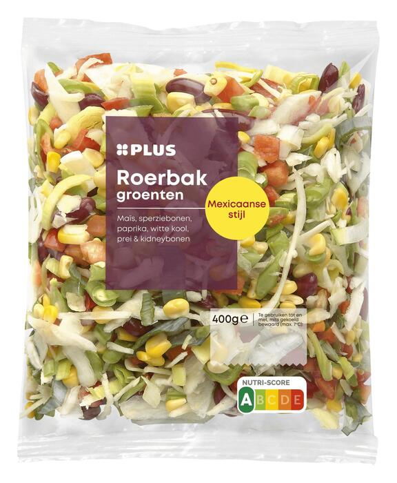 PLUS Roerbakgroenten Mexicaanse stijl (Zak, 400g)