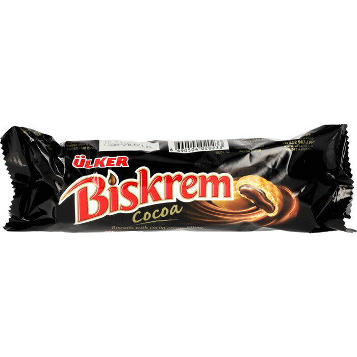 Ülker Biskrem Cocoa Biscuits met Cacaovulling 100 g (100g)