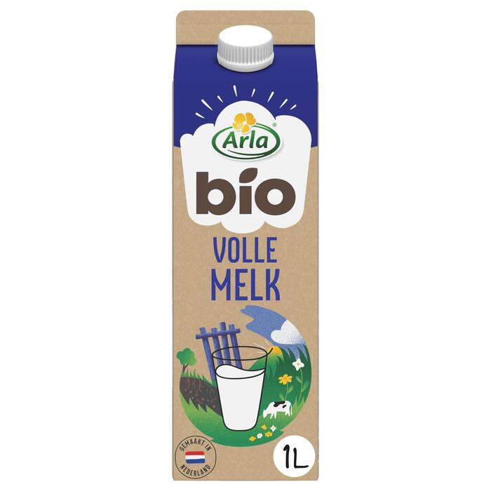 Biologische volle melk (Pak, 1L)