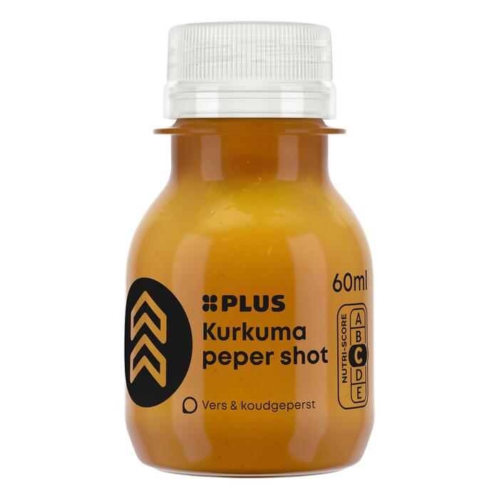 PLUS Kurkuma ananas peper shot (Fles, 60ml)