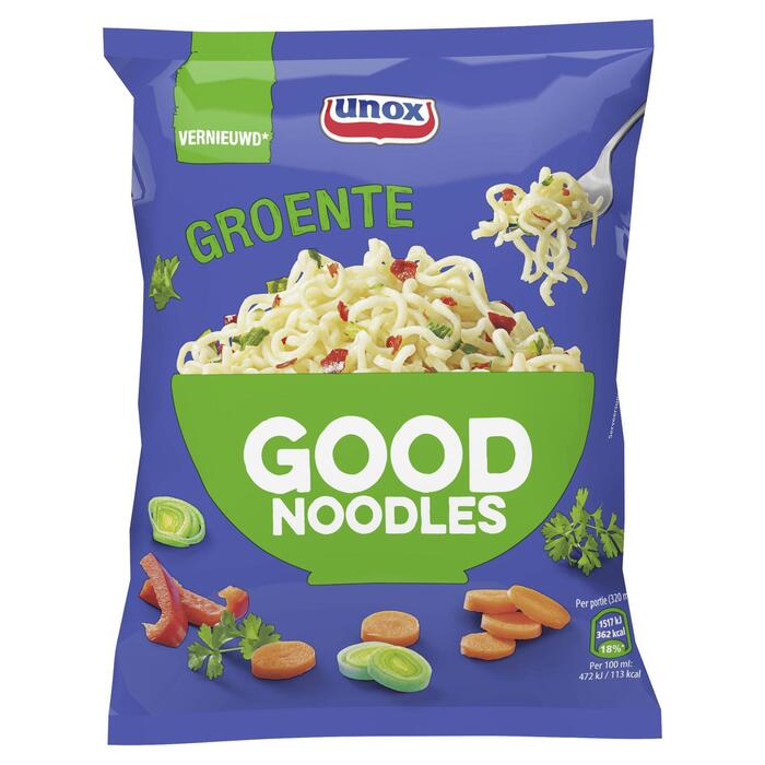 Unox Good noodles groenten (Zak, 70g)