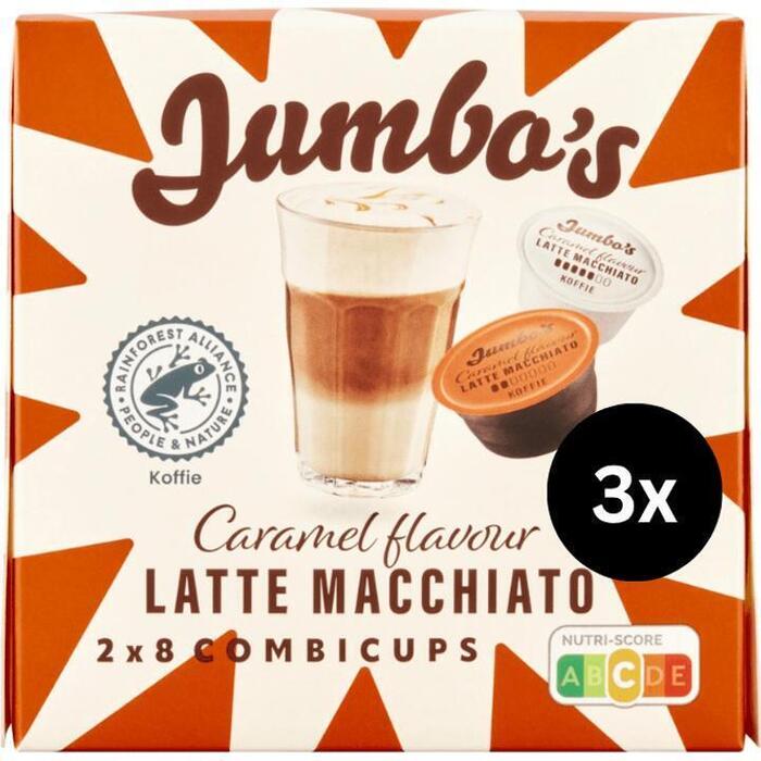 Jumbo's Latte Macchiato Caramel Dolce Gusto Compatible Koffiecups - 3 x 16 Stuks