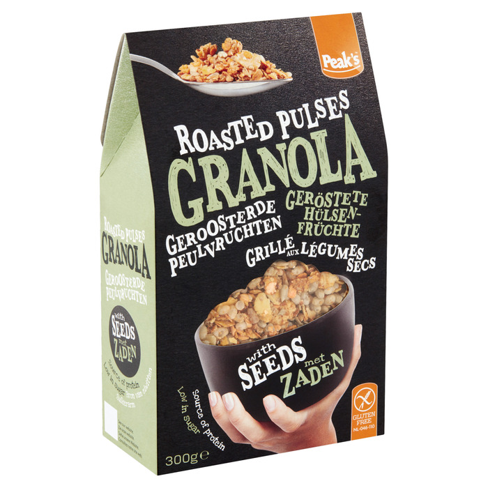 Peak's Granola Geroosterde Peulvruchten 300 g (300g)
