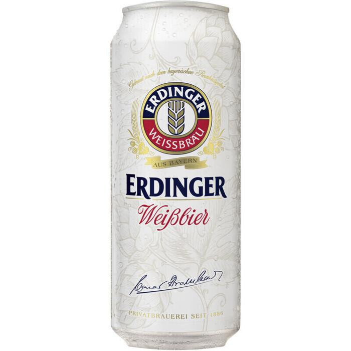 Erdinger Weissbier 500ml Blik (0.5L)