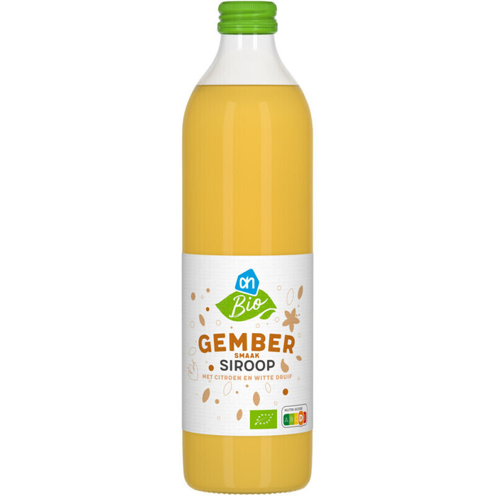 AH Biologisch Gember siroop (0.5L)