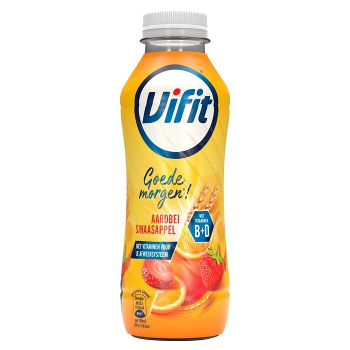 Goedemorgen drink aardbei sinaasappel (Fles, 40cl)