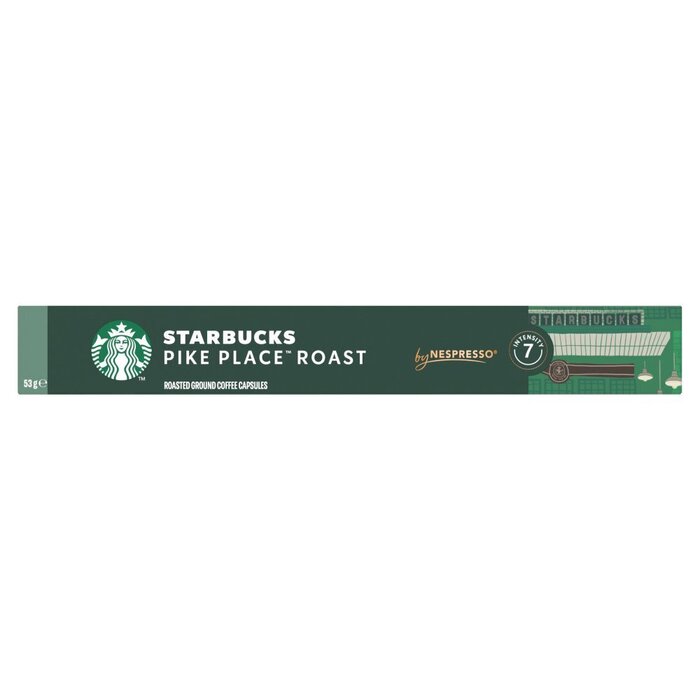 Starbucks® Pike Place® Roast by Nespresso® Medium Roast 10 Capsules (53g)