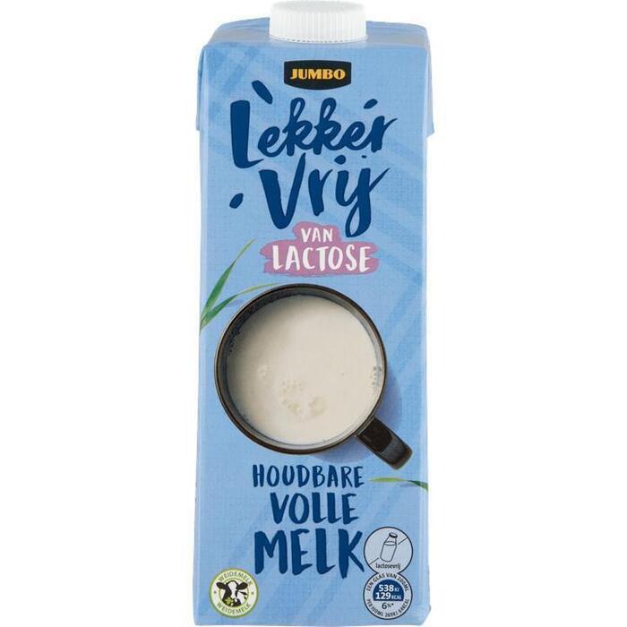 Jumbo Volle melk Lactosevrij 1L (1L)