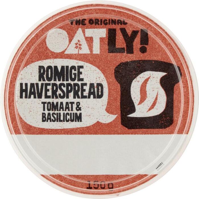 Oatly The Original Romige Haverspread Tomaat & Basilicum 150 g (150g)