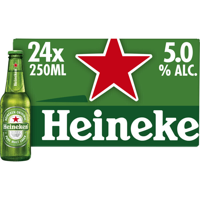 HEINEKEN PILSENER 25 CL MONO FLES (24 × 250ml)
