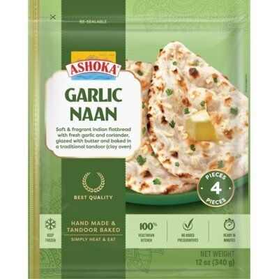 Ashoka Knoflook naan (340g)