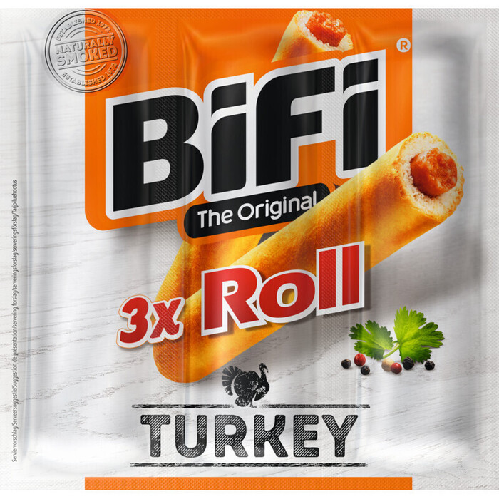 BiFi the Original Roll Turkey 3 x 45 g (135g)