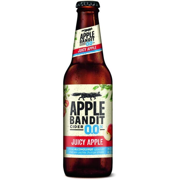 Apple Bandit Cider Juicy Apple 0.0% Fles 30 cl (30cl)