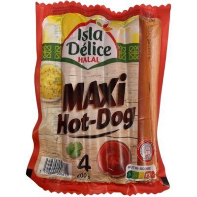 Isla Délice Maxi hotdogs (200g)