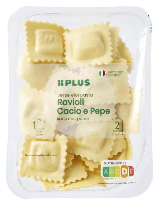 PLUS Ravioli Cacio e Pepe (Blister, 250g)