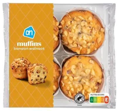 AH Muffins banaan walnoot (300g)