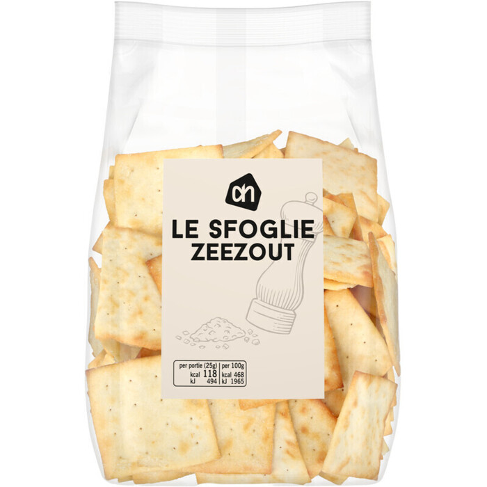 AH Le sfoglie toast met zeezout (125g)
