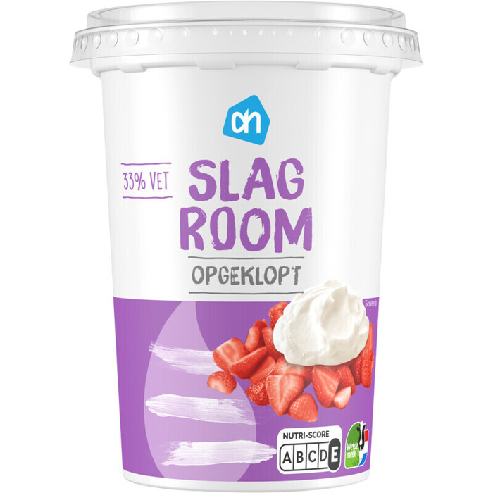 AH Geklopte slagroom kant-en-klaar (0.5L)