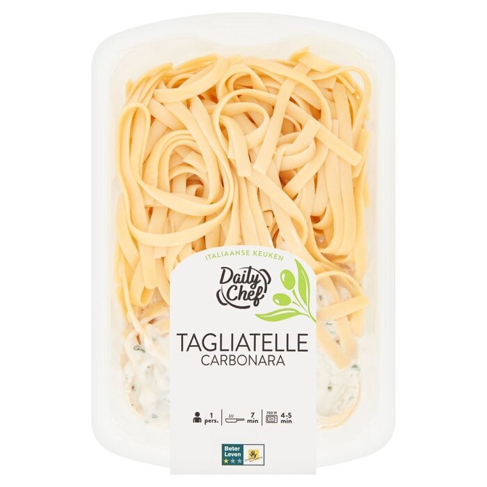 Tagliatelle carbonara (450g)