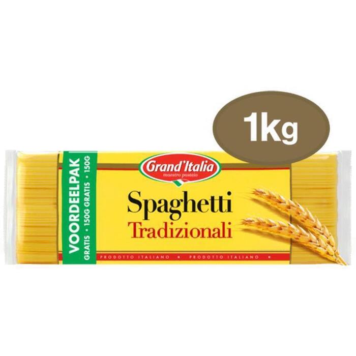 Grand'Italia Spaghetti Tradizionali Voordeelpak 1kg (1kg)