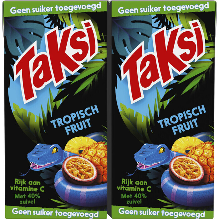 Taksi Tropisch Fruit Geen Suiker Toegevoegd 10 x 0, 2L (10 × 200ml)