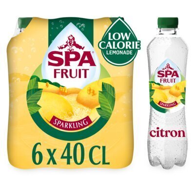 Spa FRUIT Bruisende Fruitige Frisdrank Citron 40cl (6 × 40cl)