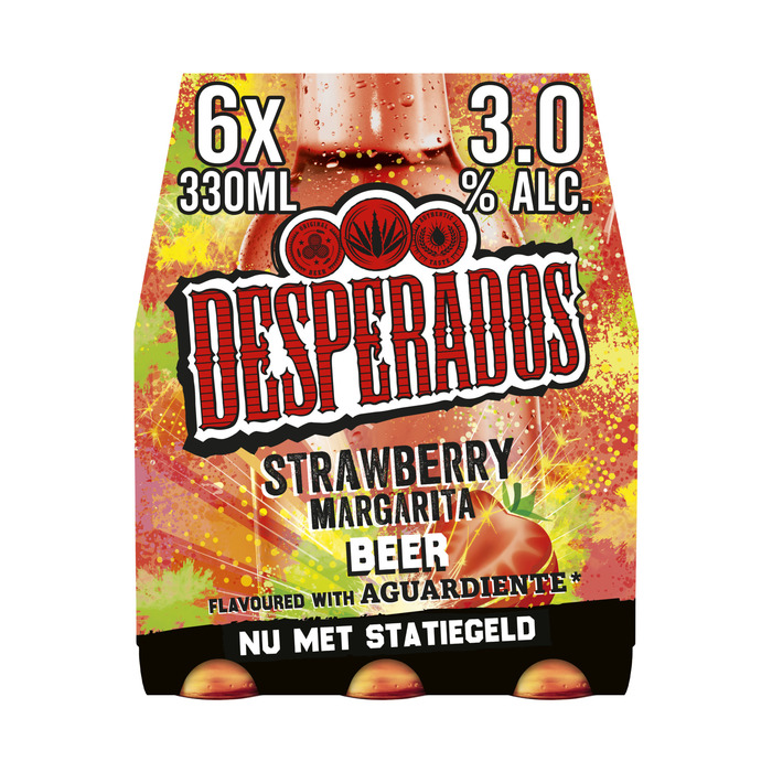 Desperados Strawberry Margarita Bier Fles 6x330ml (6 × 33cl)