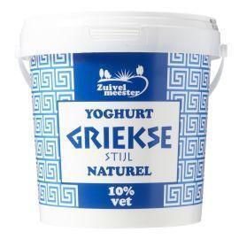 Yoghurt Griekse stijl 10% vet (bak, 1kg)