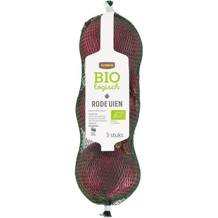 Jumbo Biologisch Rode Uien 3 Stuks