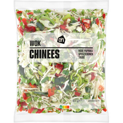 Fijngesneden Chinese Roerbakmix (zak, 400g)