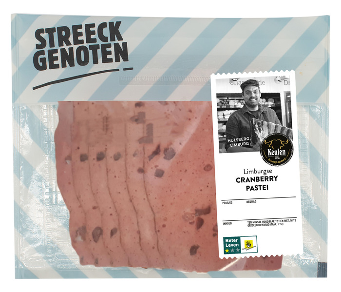 Streeckgenoten Cranberry pastei (120g)