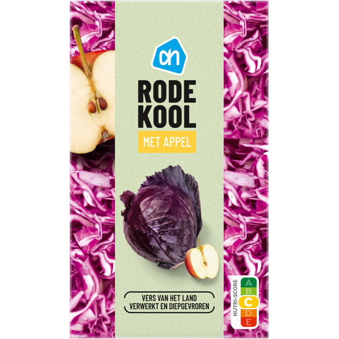 Rodekool met appeltjes (doos, 450g)