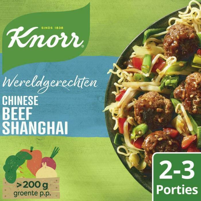 Knorr Wereldgerechten beef shanghai (Doos, 242g)
