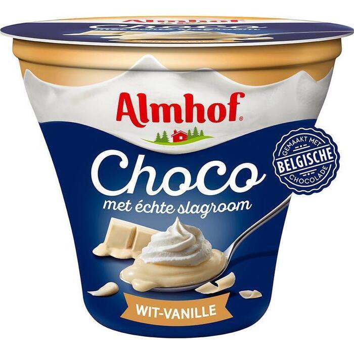 Almhof Choco met slagroom Wit-Vanille 180 g (180g)