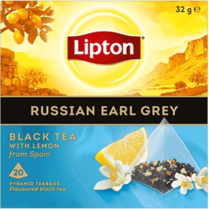Lipton Russian earl grey black tea (32g)