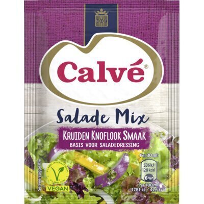 Calvé Salade Mix Kruiden Knoflook 8g (24g)