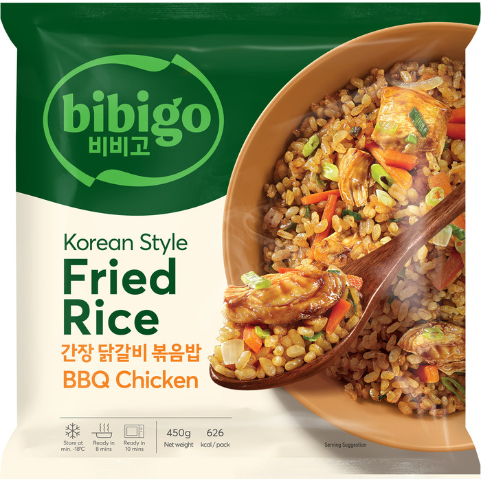 Bibigo Fried rice Korean style BBQ chicken (450g)