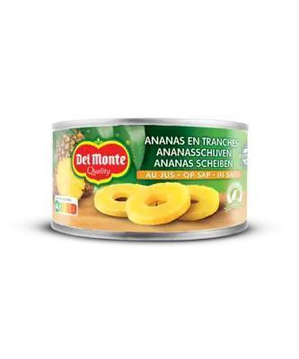 Del Monte Ananasschijven op sap (220g)