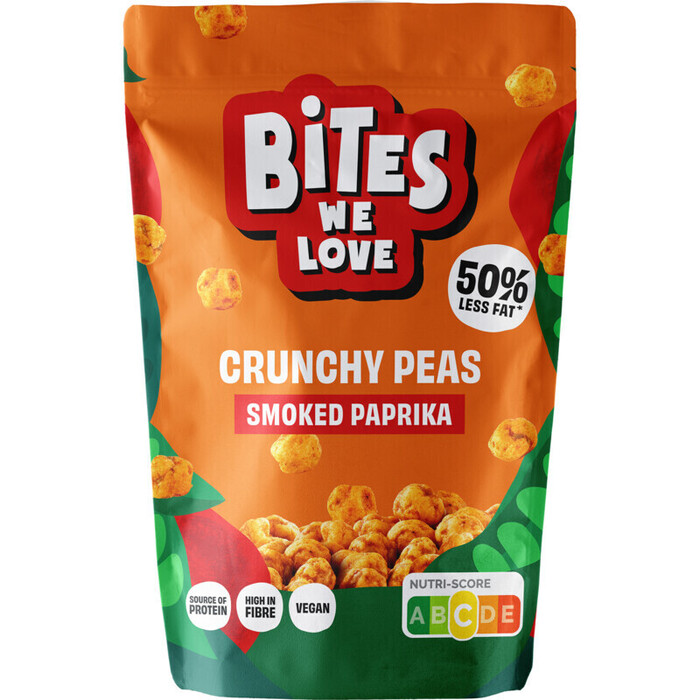BitesWeLove Crunchy peas smoked paprika (100g)
