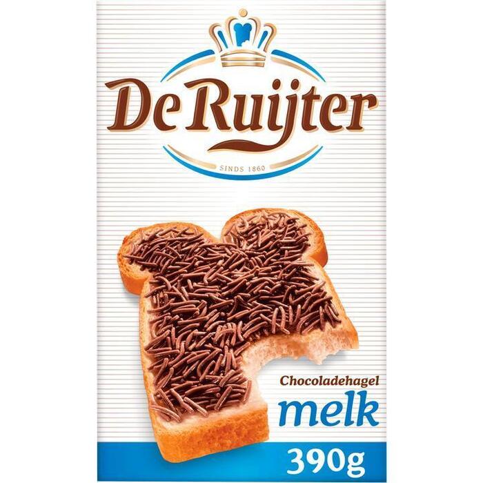 De Ruijter Chocoladehagel Melk 390 g (pak, 390g)