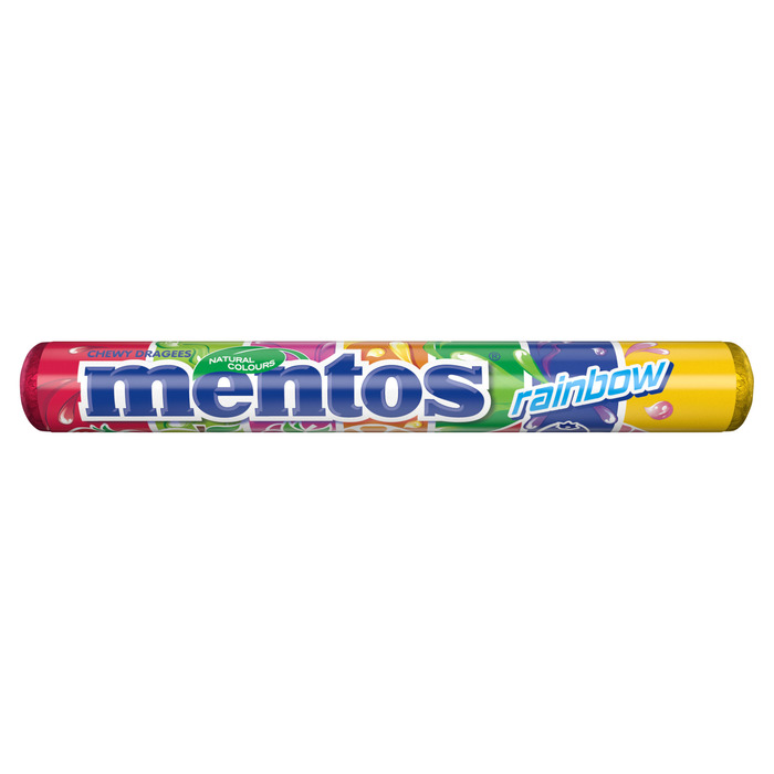 Mentos Chewy Dragees Rainbow 37,5 g (14 × 2.68g)