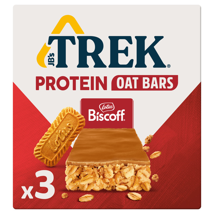 Trek Protein oat bars biscoff