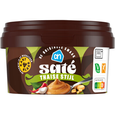 AH Satésaus Thaise stijl kant & klaar (500g)