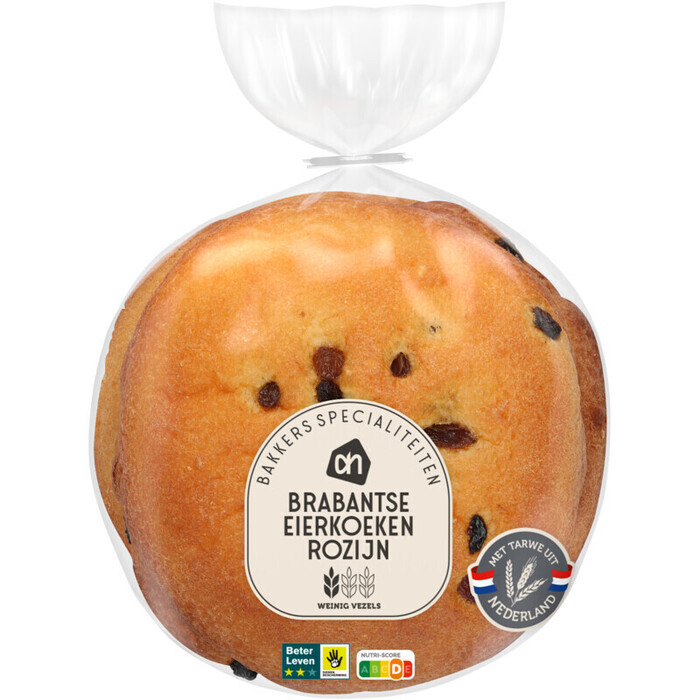 AH Brabantse eierkoeken met rozijnen