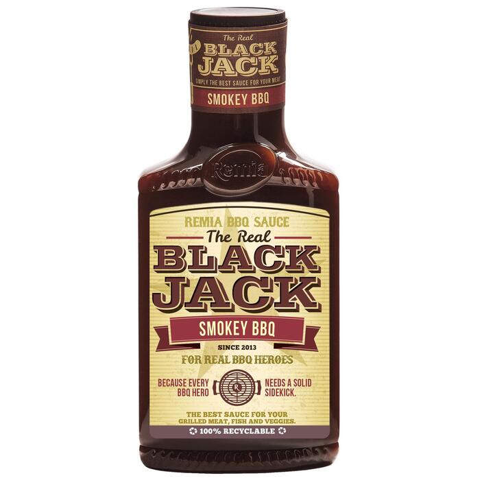 The Real Black Jack Smokey BBQ (Fles, 45cl)